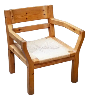 Set of Danish Armchairs in Pine by Tage Poulsen, 1972