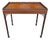 Late 19th Century English Mahogany Chinese Chippendale Silver Table For Sale