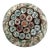 Vintage Murano Millefiori Paper Weight With Confetti Base For Sale