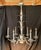 Art Deco 1990s Art Deco Revival Floraform Silver Tole 7-Light Chandelier For Sale - Image 3 of 13