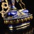 Late 20th Century Vintage Cloisonné Enamel Bronze Manjushri Statue Buddhist Deity Sword 8.3" For Sale - Image 5 of 9