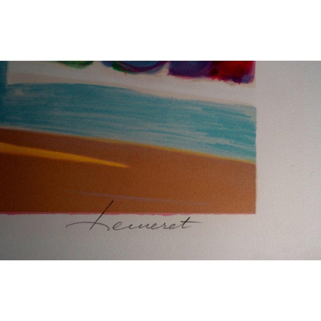 Modern Claude Hemeret, Champs de fleurs, Lithograph For Sale - Image 3 of 9