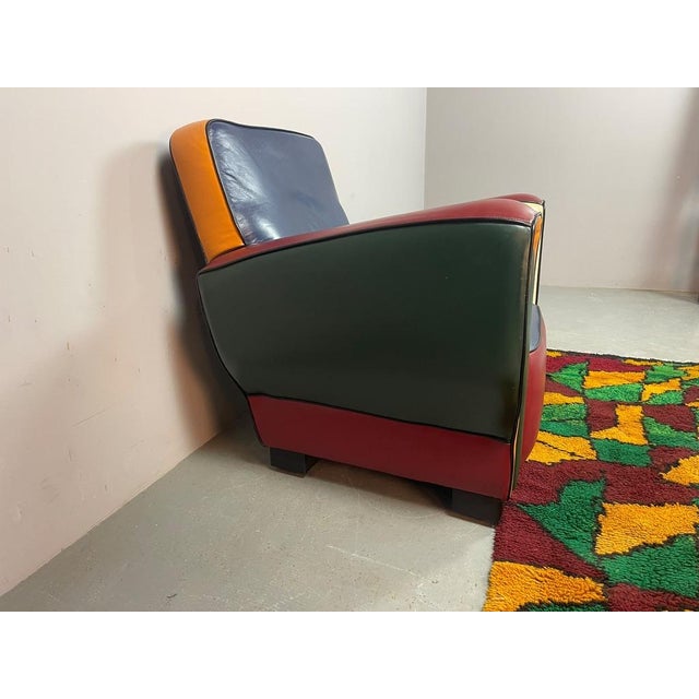 1990s Postmodern Dutch Hip Hop Armchair from Peter van Zoetendaal, The Netherlands, 1990s For Sale - Image 5 of 11