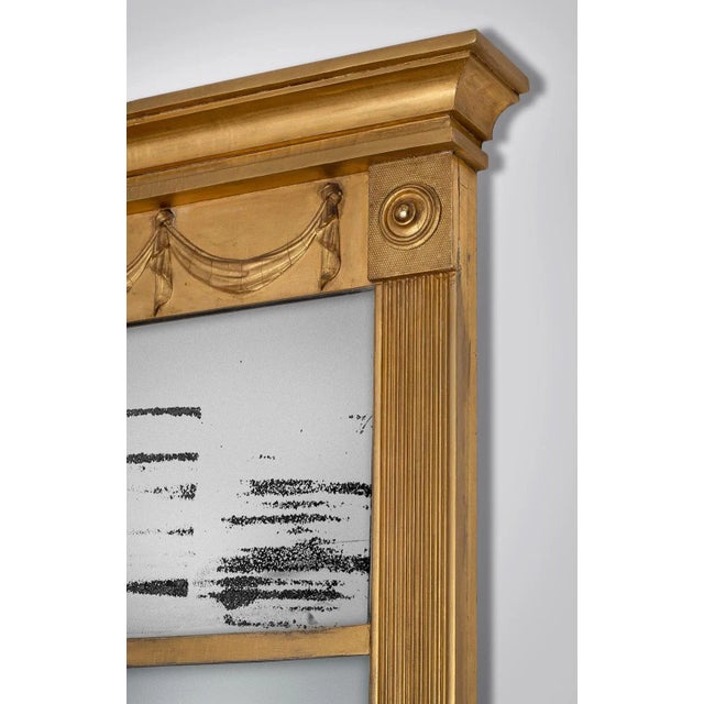 Traditional American Federal Gilded Pier Mirror For Sale - Image 3 of 9