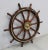 Large Exotic Turned Wood Ship's Helm with brass hooping. This essential element for each boat is composed of 5 wooden...