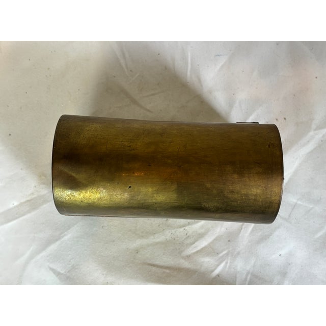 English 1990s Vintage Brass Table Casket For Sale - Image 3 of 10