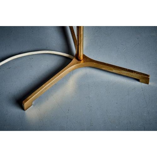 Wood Floor Lamp in Brass and Rosewood from Kalmar, 1960s For Sale - Image 7 of 10