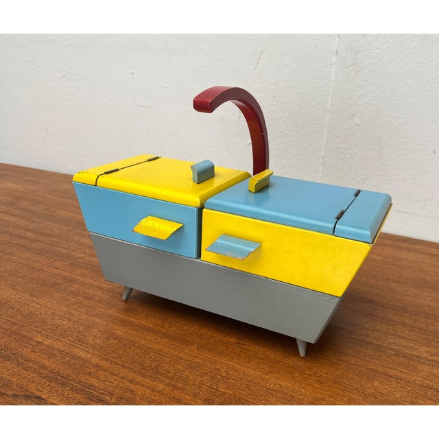 Wood Mid-Century Expandable Sewing Tool Box, 1960s For Sale - Image 7 of 18