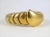 Mid-Century Modern 1970s Goldtone Clamp Bracelet For Sale - Image 3 of 11