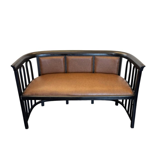 Vienna Secession Bentwood Salon Suite by Josef Hoffmann for Jacob & Josef Kohn, 1890s, Set of 3 For Sale - Image 11 of 13