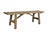 Farmhouse Matthew Izzo Home Wood Shop Reclaimed Elm Wood Door Bench For Sale - Image 3 of 3