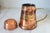 Vintage copper and brass cheese shaker. Made in Korea. Does show signs of age wear.