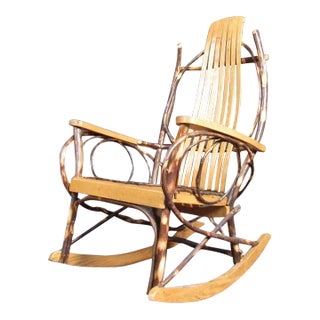 Vintage Bentwood Rocking Chair For Sale