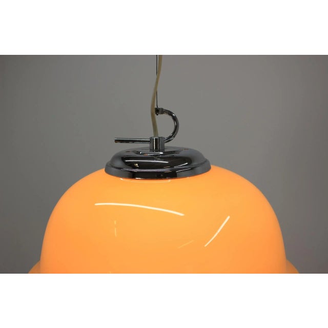 Mid-Century Glass Pendant, 1980s For Sale - Image 4 of 6