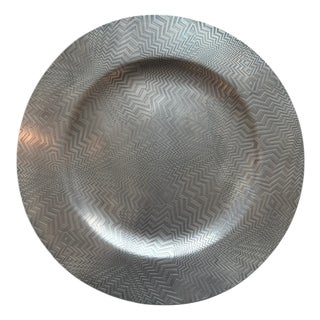 Large Pewter Charger Plate, United Kingdom, 2012 For Sale