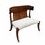 Mid-Century Modern Mid Century Style Klismos Walnut Bench For Sale - Image 3 of 4