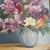 Mid-Century Modern 1960’s Original Floral Still Life Painting “Spring Flowers” For Sale - Image 3 of 6