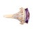 Vintage 14K Gold Purple Amethyst and Diamond Cocktail Ring, size 7.5. Ring features a dramatic faceted amethyst set in...