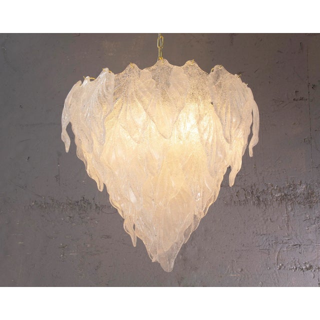 Vintage Italian Chandelier in Murano Glass, 1990s For Sale - Image 4 of 12