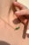 1.32ct Emerald Bar Pendant Necklace With Diamonds in 14k Yellow Gold For Sale - Image 4 of 15