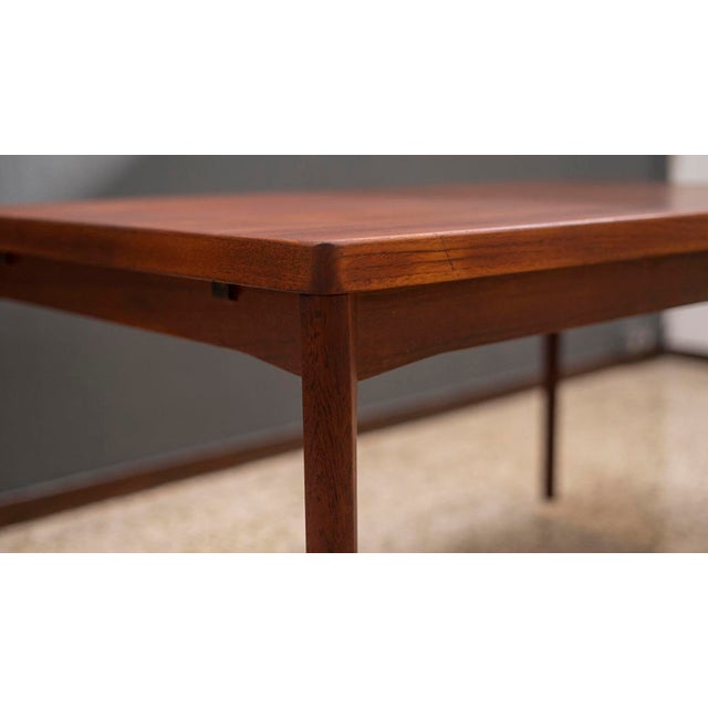 Extendable Dining Table by Henning Kjærnulf for Vejle Mobelfabrik, Denmark, 1960s For Sale - Image 10 of 11