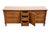Late 20th Century Davis Cabinet Co. Italian Neoclassical Style 70" Adriano Cherry Triple Door Dresser 502 For Sale - Image 5 of 17