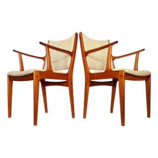 Teak Chairs a Pair For Sale