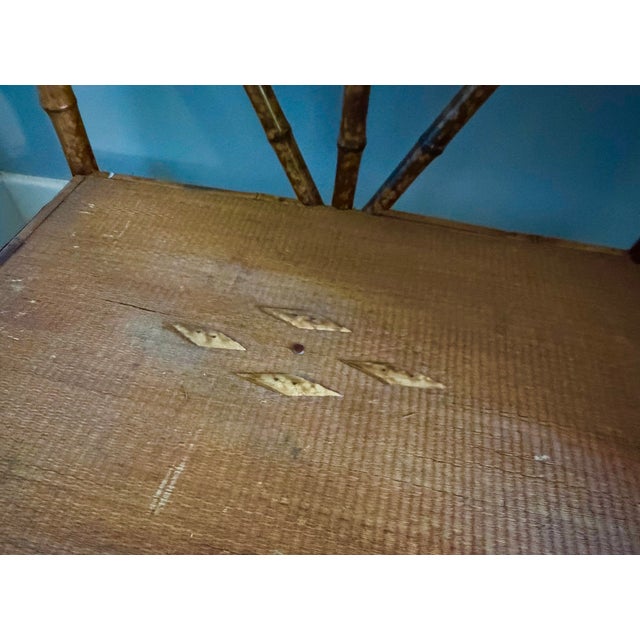 Wood 19th Century English Bamboo Secretary For Sale - Image 7 of 18