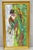 Large Impressionist Style Young Woman in Field Oil on Wood Board Framed Painting For Sale - Image 15 of 15