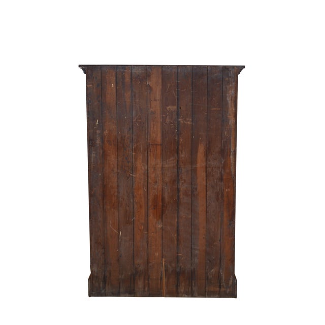 Early 20th Century Mahogany Open Bookcase, 1920s For Sale - Image 13 of 16