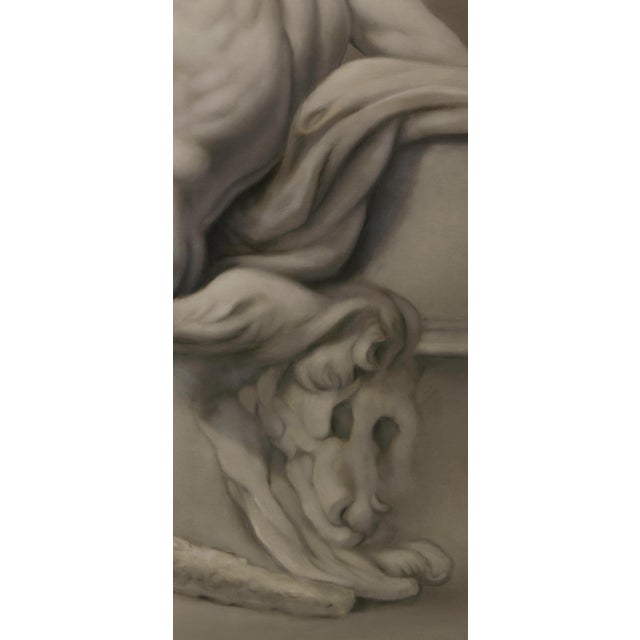 2020s Figure in Balance - Classical Male Nude - Oil on Canvas For Sale - Image 5 of 6