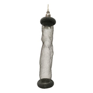 Suspension Lamp in Metal Mesh by Lamp International, 1990s For Sale