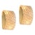 Pair of Modernist Hand-Blown Murano Braided Motif Glass Sconces W/ 24 Karat Gold For Sale