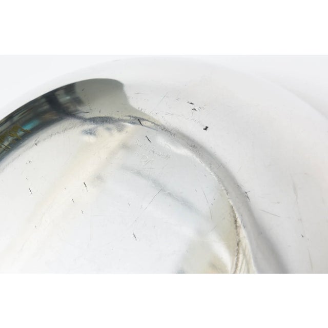 Vintage Richard Meier for Swid Powell Silver-Plate Skyscraper Large Bowl 90's Italian For Sale - Image 9 of 10