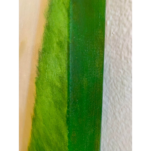 Blue Water Impressionist Style Contemporary Acrylic Painting For Sale In New York - Image 6 of 7