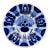 18th-Century Delft Peacock Plate Maker's Mark For Sale