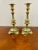Metal Victorian Brass Candlesticks, Set of 2 For Sale - Image 7 of 7