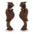 Pair of Late 19th Century Carved Walnut Griffins For Sale
