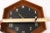 1970s 1970s Mid Century Modern Howard Miller Wood Roman Numeral Wall Clock Usa For Sale - Image 5 of 11