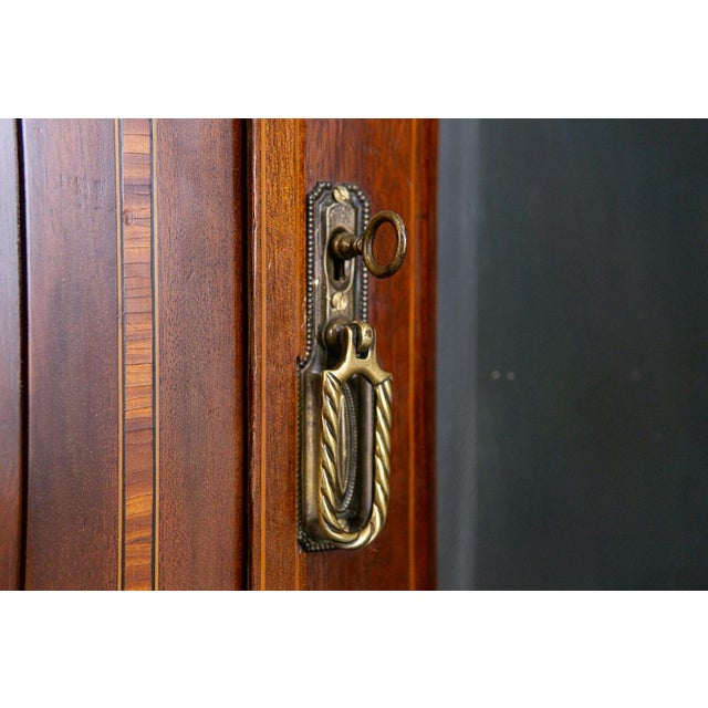 Vintage Brown Wood Cupboard For Sale - Image 16 of 18