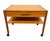 Black Vintage Danish Modern Rolling Side Table With Drawer and Lower Shelf For Sale - Image 8 of 11
