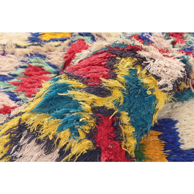 Vintage Azilal Moroccan Rug, 03'10 X 09'09 For Sale In Dallas - Image 6 of 10