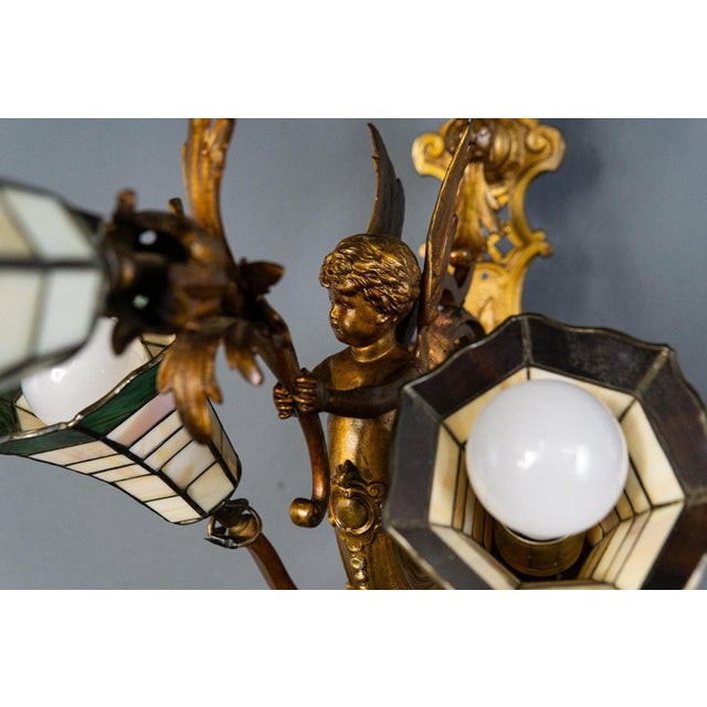 Vintage Bronze Wall Lamp For Sale - Image 14 of 18