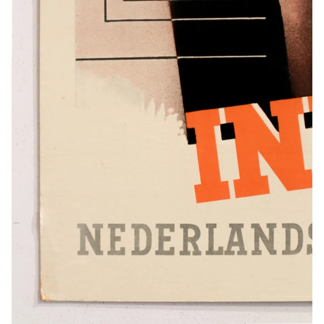 1940s 1946 Dutch Advertisement Carton - Inventa, Nederlandsche Vulhaarden (Fireplaces) For Sale - Image 5 of 6