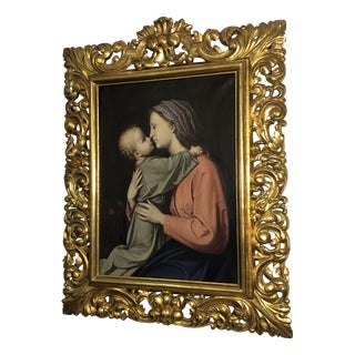 Virgin and Child, 1982, Oil on Canvas For Sale