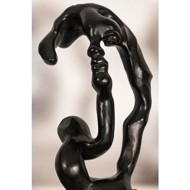 Klara Sever, Surrealist Sculpture of a Woman, 1979, Plaster For Sale - Image 9 of 9