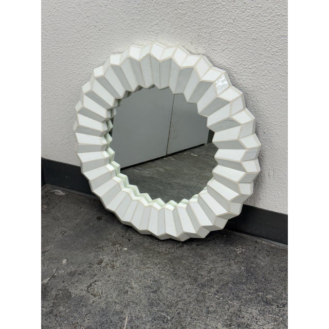 Design Plus Gallery presents the Mosaic Tiled Wall Mirror from Serena & Lily. Created with the use of plaster to join the...