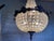 1970s French Louis XVI Rococo Charcoal Bronze Chandelier 1pc For Sale - Image 11 of 18