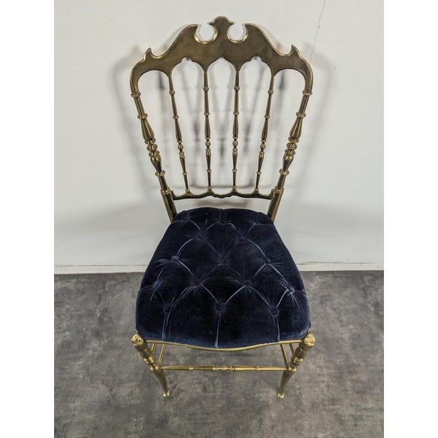 1960s Bronze Chiavari Chair, Italy, 1960 For Sale - Image 5 of 6