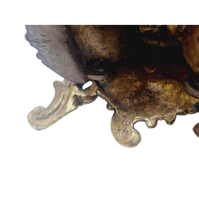 Rococco Bronze Bowl on Stand, France, 1890s For Sale - Image 9 of 18